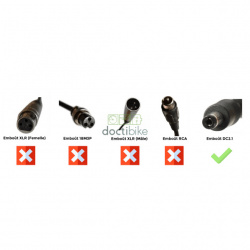 Chargeur Lithium Ion 36V2A pour batterie de vélo électrique - Embout Jack (DC2.1)
