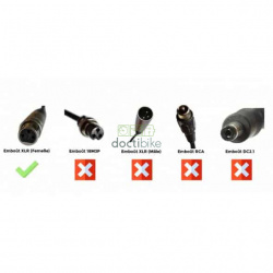 Chargeur Lithium Ion 48V2A pour batterie de vélo électrique - Embout XLR Femelle