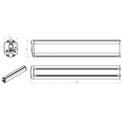 Batterie Compatible Bosch PowerPack 461Wh Intube Verticale Batterie Compatible Bosch PowerPack 461Wh Intube Verticale