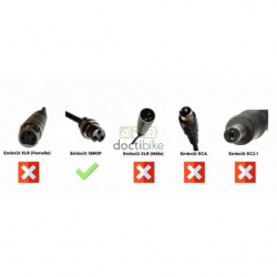 Chargeur Lithium Ion 48V2A pour batterie de vélo électrique- Embout 18M3P