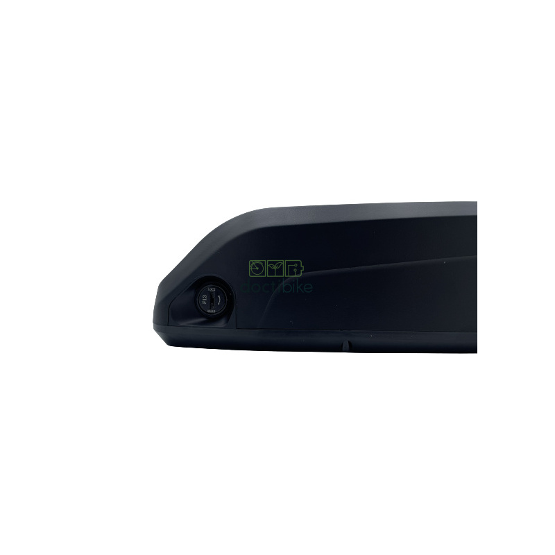 Batterie de cadre Hailong 5 broches 36V16Ah pour Feu Vert E-Rox 80 - côté gauche avec connecteur de charge