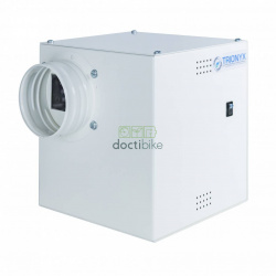 Ventilation box for safety cabinet