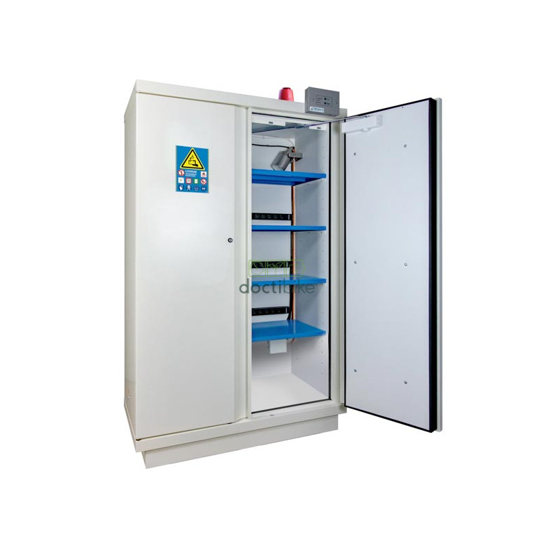 Armoire de sécurité anti-feu - Stockage et charge des batteries lithium-ion (L)