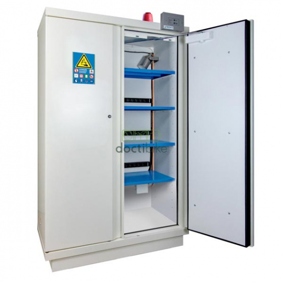 Armoire de sécurité anti-feu - Stockage et charge des batteries lithium-ion (L)