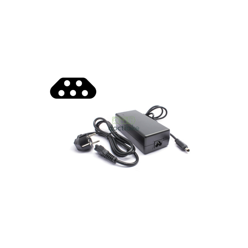 Chargeur ARCADE 36V 1,8A Mâle 5 Broches Trapèze