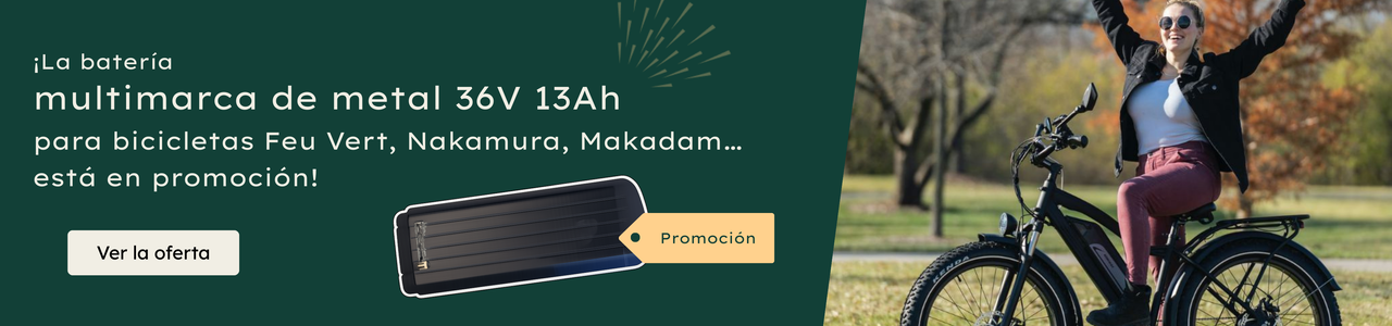 Batería de bicicleta compatible multimarca Metal 36V 13Ah - Portaequipajes