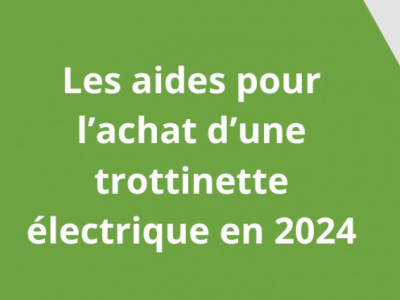 Quelles sont les aides pour acheter une trottinette électrique ?